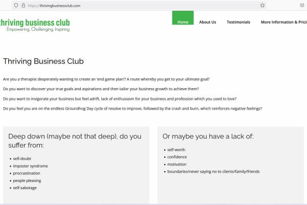 Jane Bryan Thriving Business Club